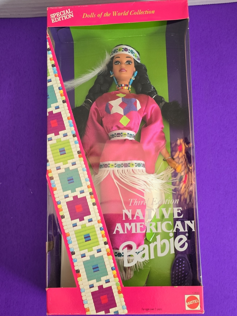 1994 Mattel Native American Barbie - Dolls Of The World
